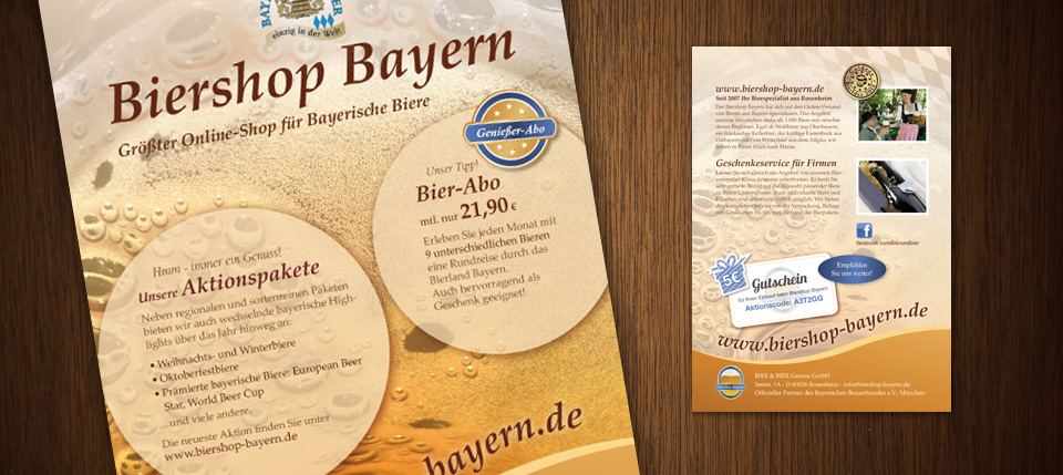 Flyergestaltung